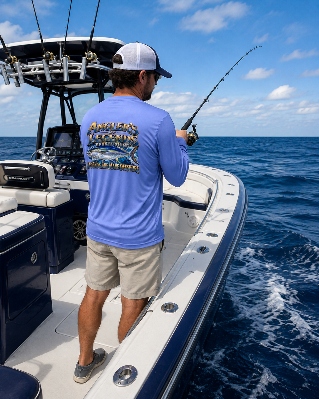 ANGLERS OF LEGENDS SPORTFISHING LONG SLEEVE SHIRT