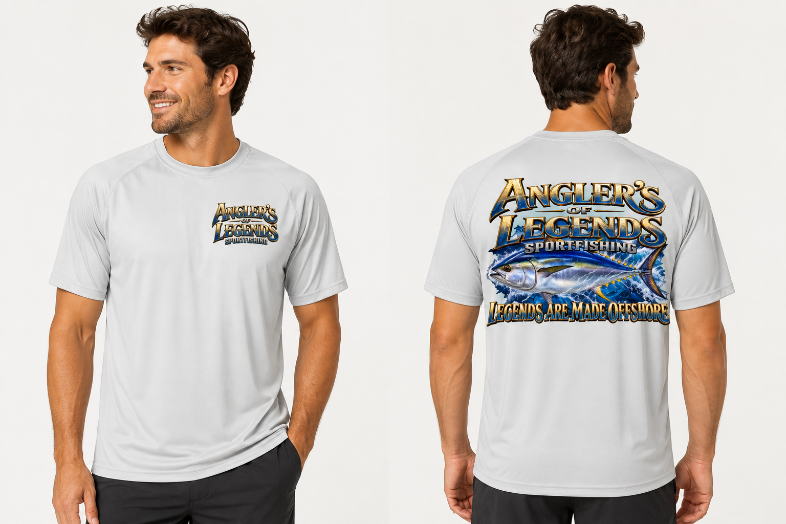 ANGLER'S OF LEGENDS PERFORMANCE TEE TUNA EDITION