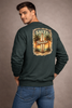 Surfboard and Palms Graphic Sweatshirt Heavy Blend 8 oz., 50/50 Fleece Crew