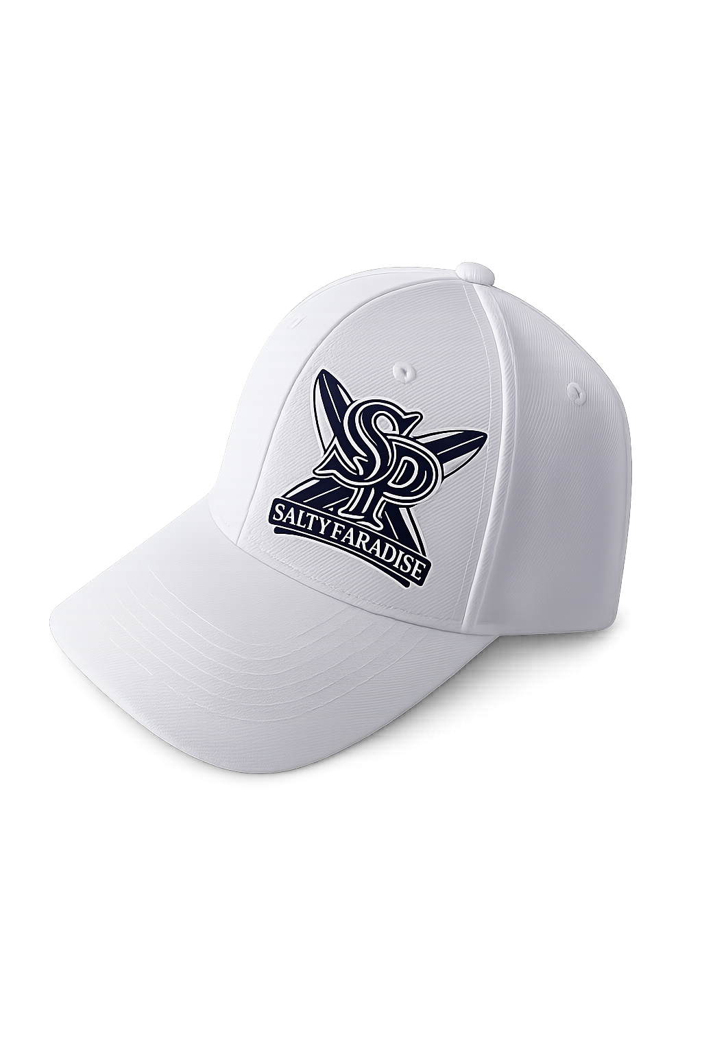 SALTY PARADISE SURFBOARD COTTON TWILL BASEBALL CAP-FREE SHIPPING