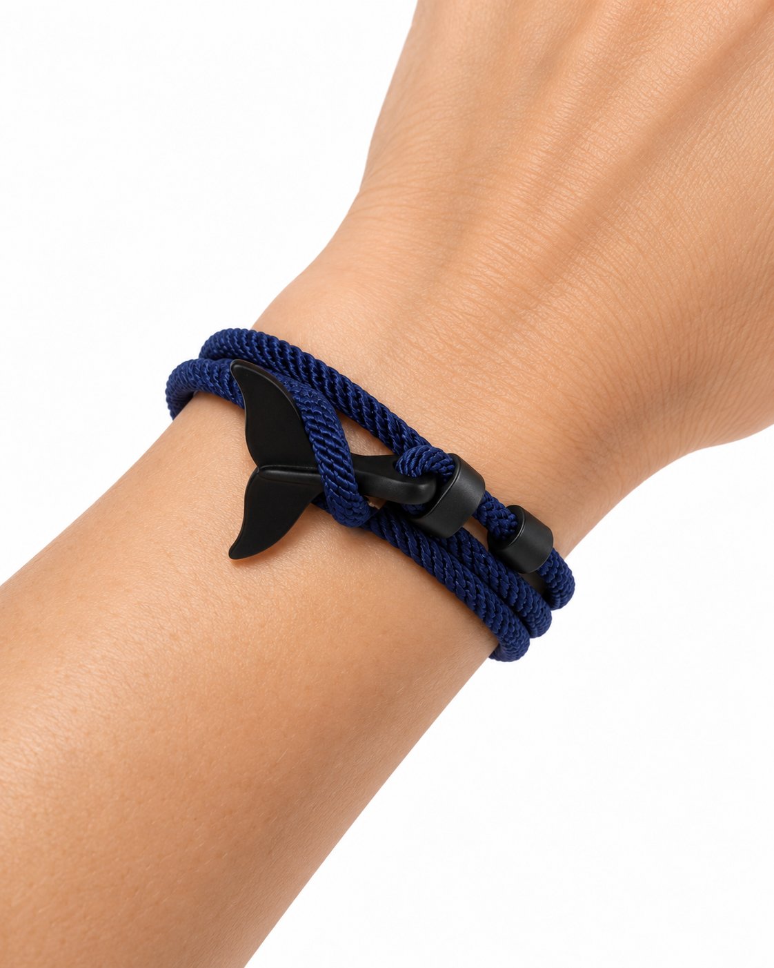 Salty Paradise Nautical Whale Tail Rope Bracelet & Necklace – Adjustable Coastal Jewelry