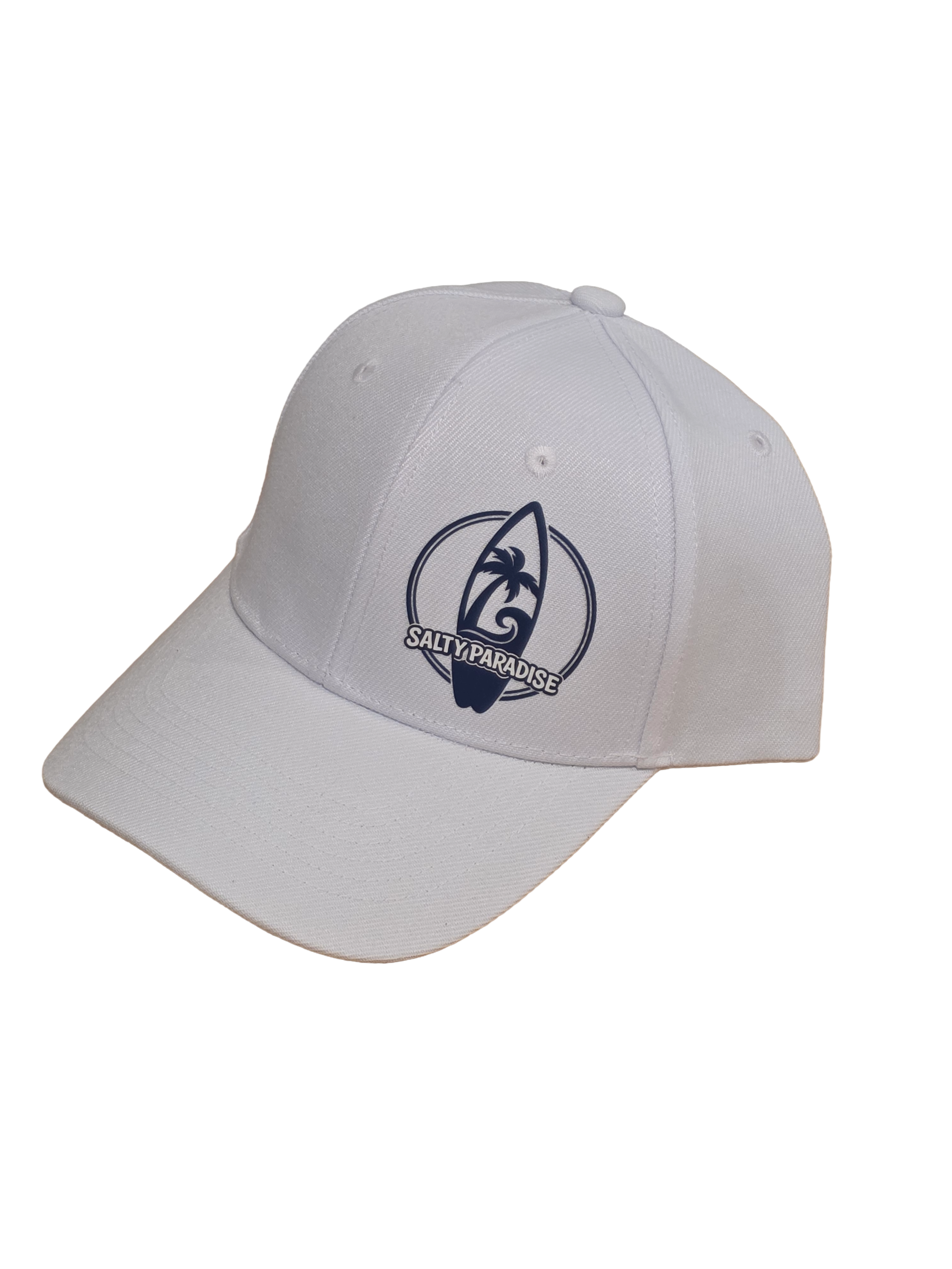 SALTY PARADISE SURFBOARD LOGO COTTON TWILL BASEBALL CAP