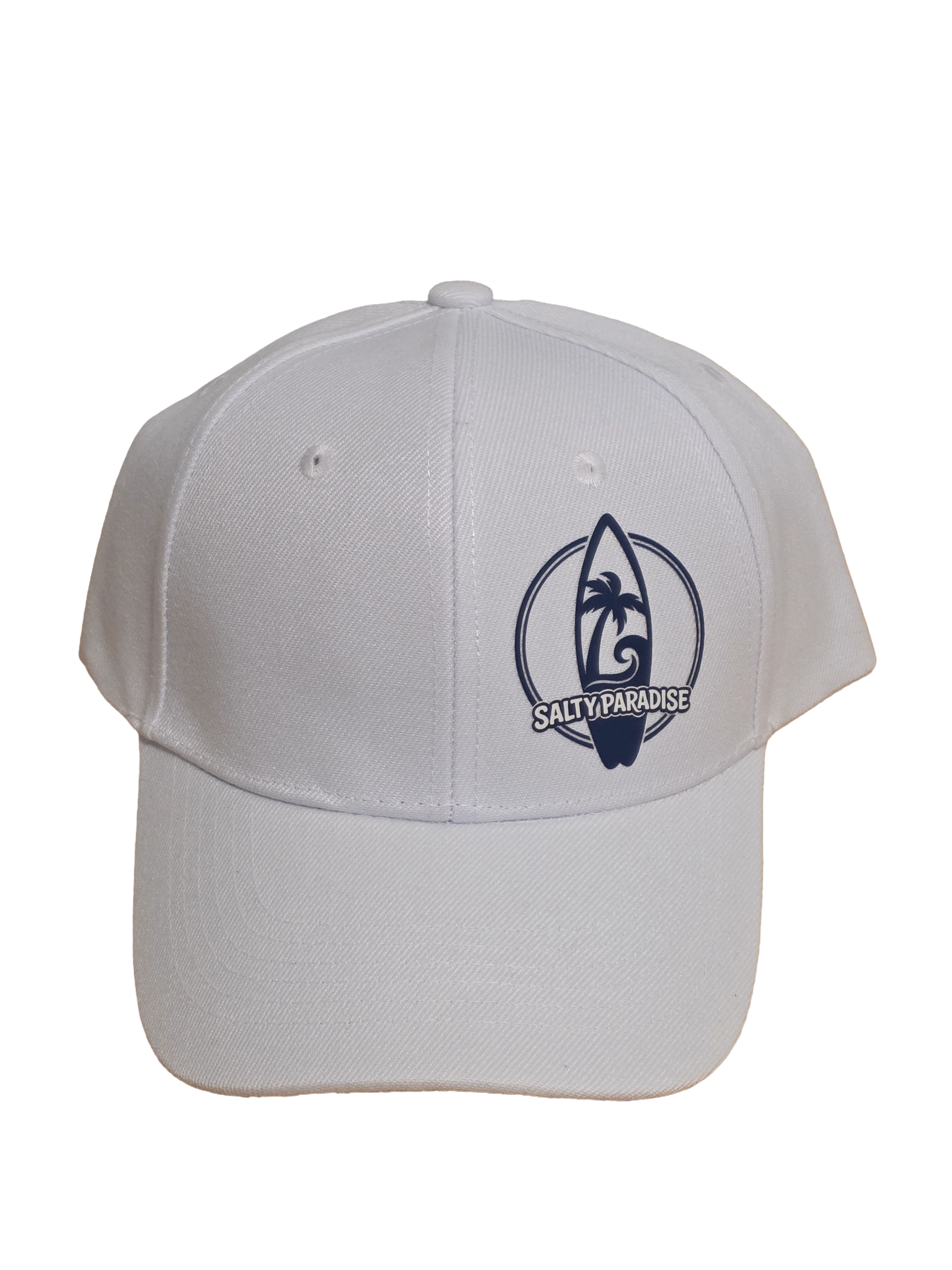 SALTY PARADISE SURFBOARD LOGO COTTON TWILL BASEBALL CAP