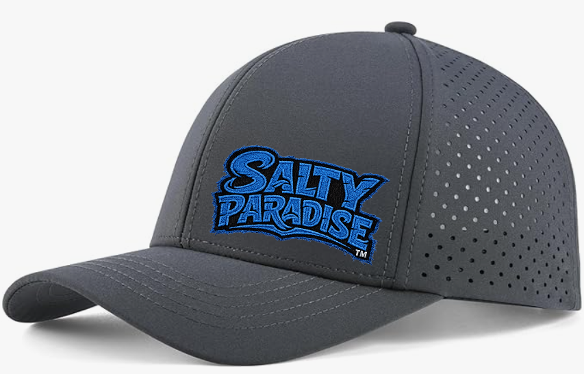 SALTY PARADISE LOGO PERFORMANCE HAT-FREE SHIPPING