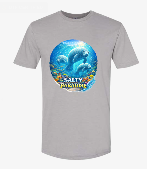 WOMAN'S MANATEE GRAPHIC TEE