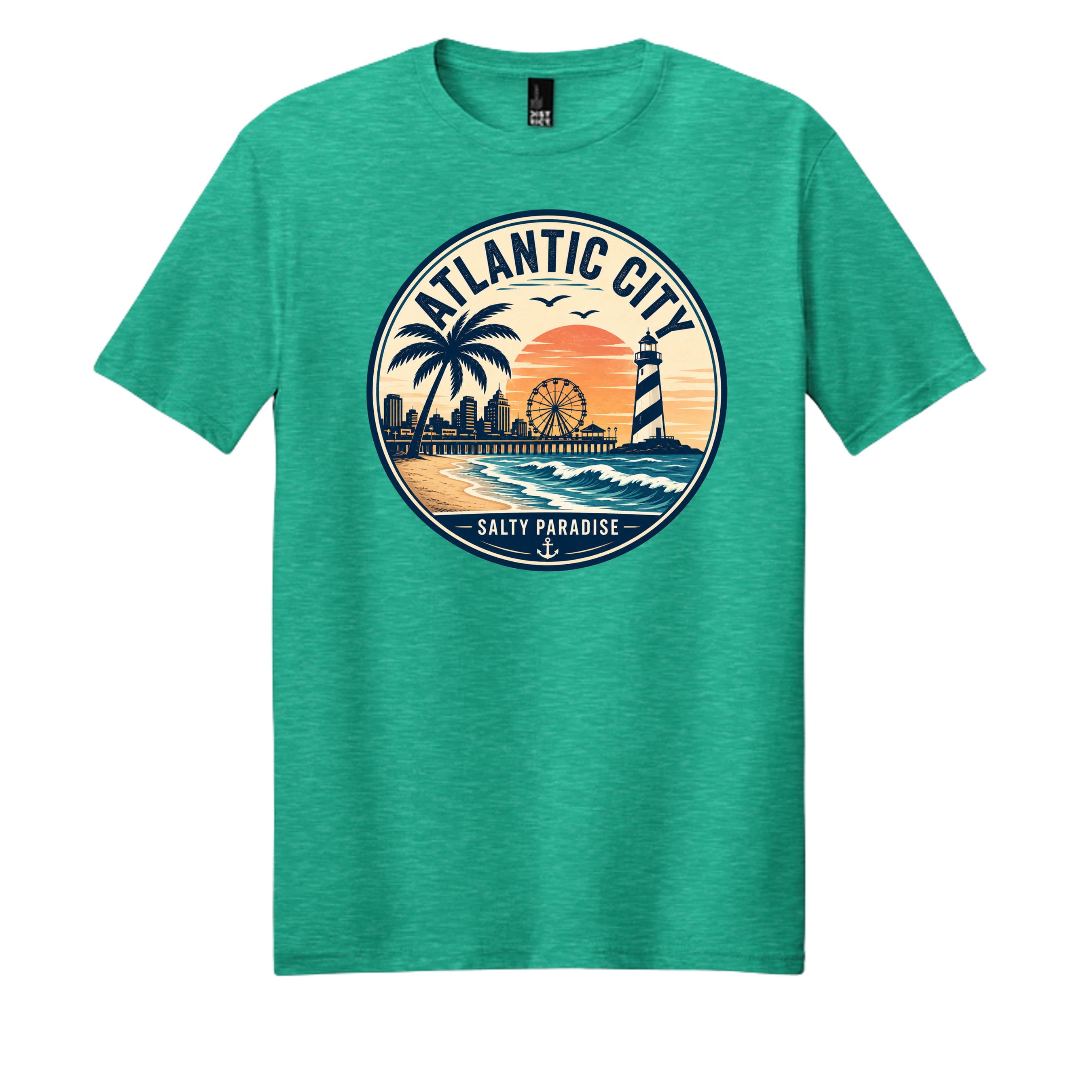 Aqua Heather - DM108 - FRONT