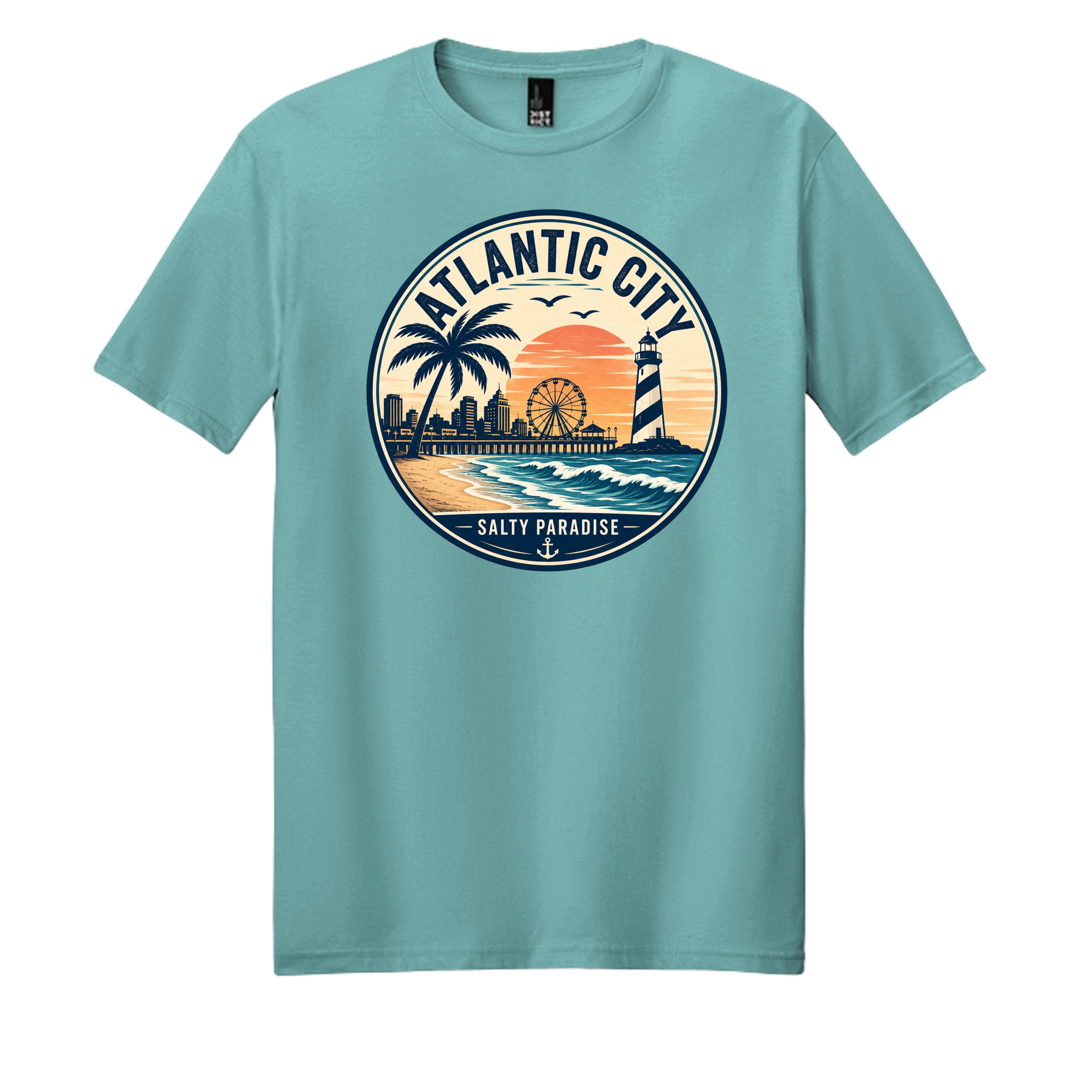 Heathered Eucalyptus Blue - DM108 - FRONT
