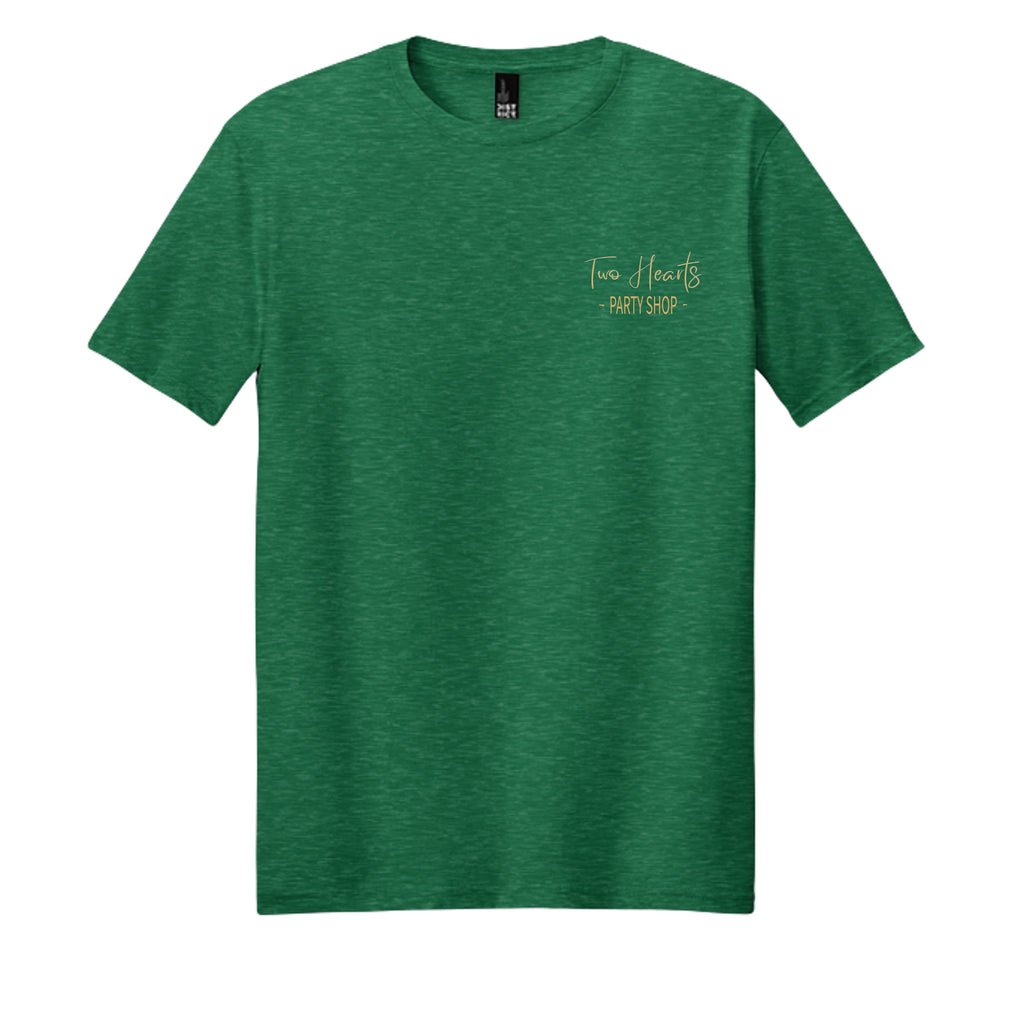 Heathered Kelly Green - DM108 - FRONT
