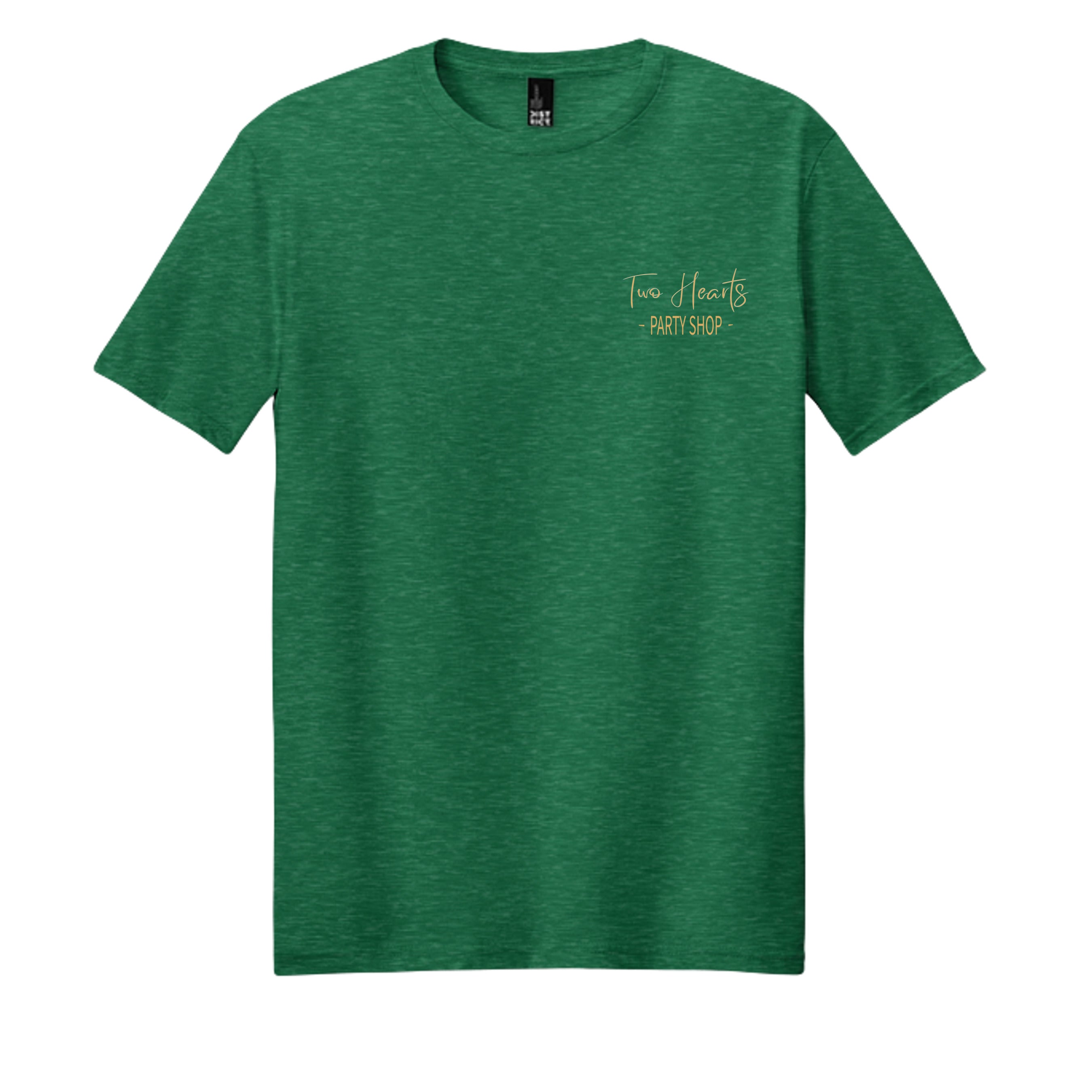 Heathered Kelly Green - DM108 - FRONT