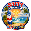 SALTY PARADISE USA 250 YEARS Graphic Tee