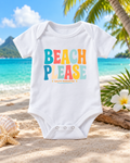BEACH PLEASE Baby Bodysuit